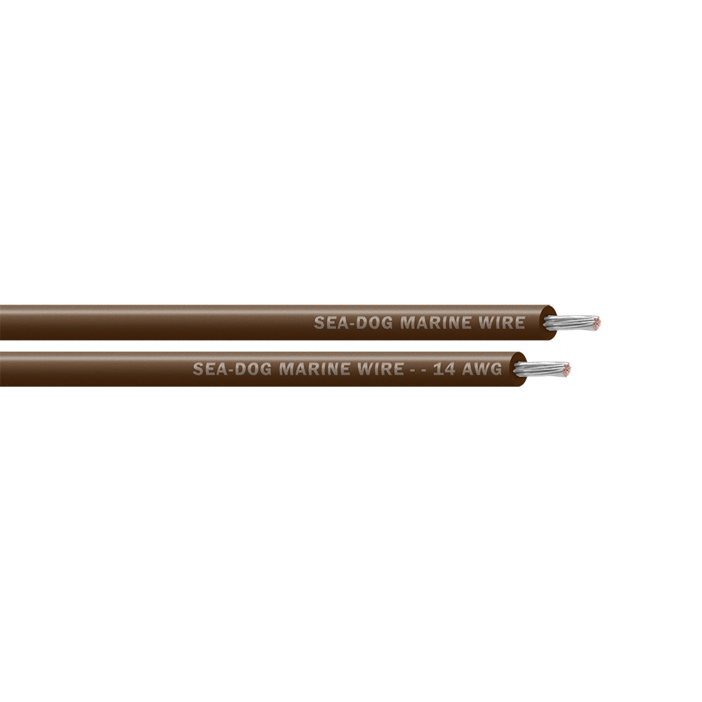 SeaDog 14 AWG Brown Primary Wire 500 8014077