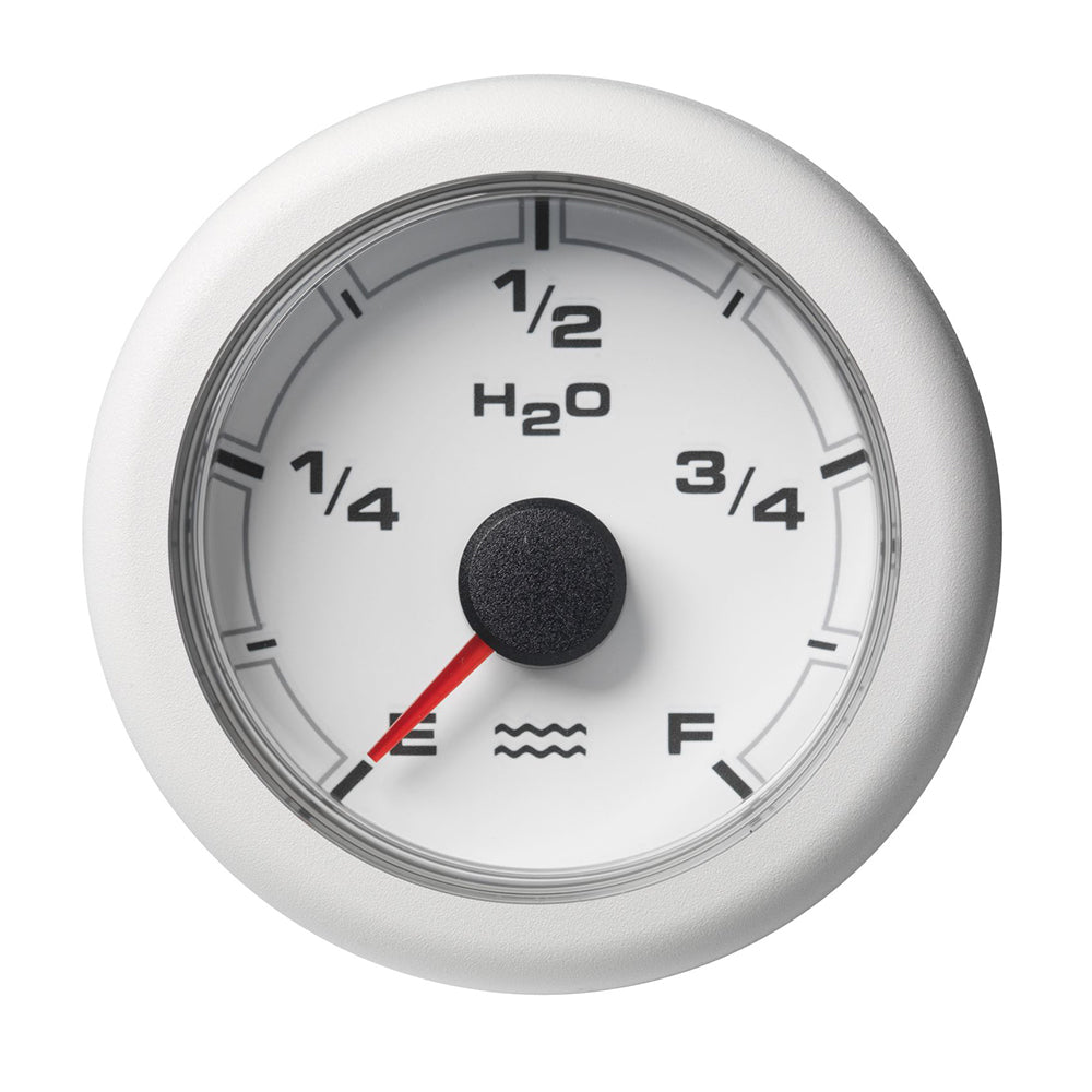 Veratron 52MM 2116 OceanLink Fresh Water Empty Gauge White Dial Bezel A2C1065920001