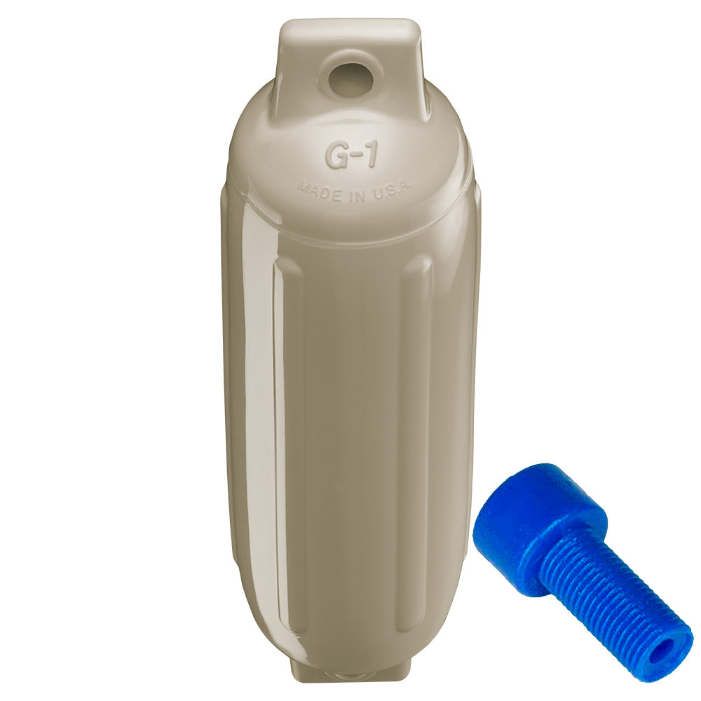 Polyform G1 Twin Eye Fender 35 x 128 Sand wAdapter G1 SAND WAIR ADAPTER