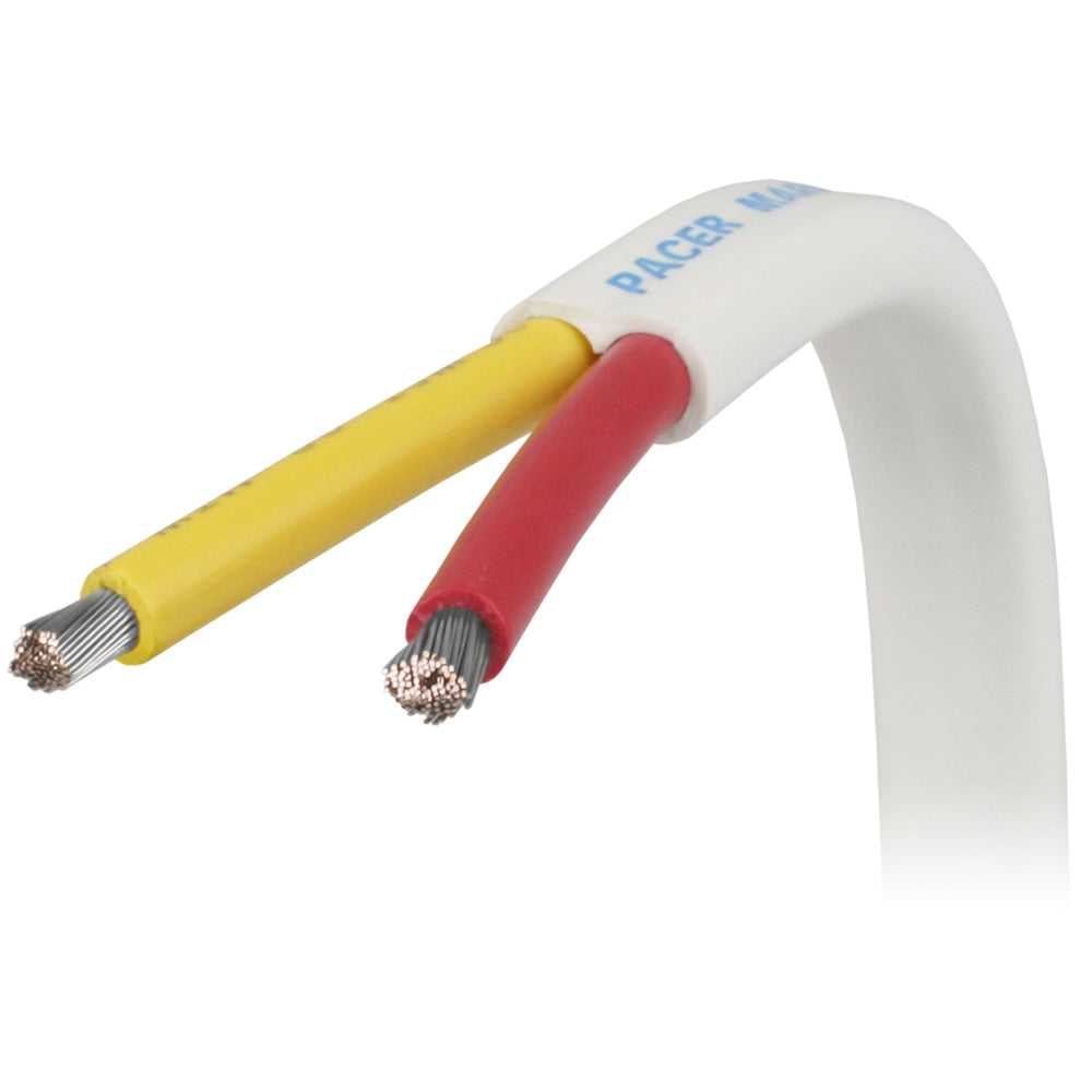 Pacer 82 AWG Safety Duplex Cable Flat Cable RedYellow 50 W82RYW50