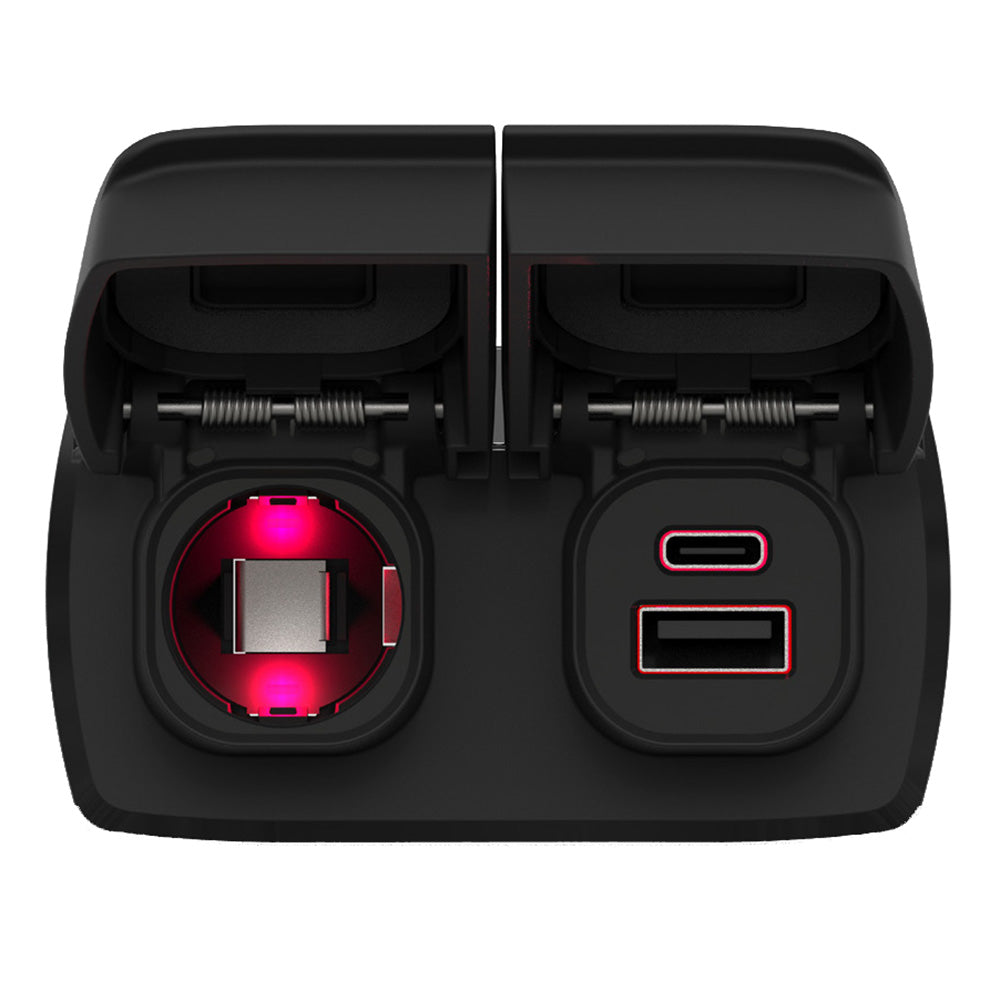 Scanstrut Flip Pro Duo  USBA  USBC w12V Power Socket SCMULTIF2