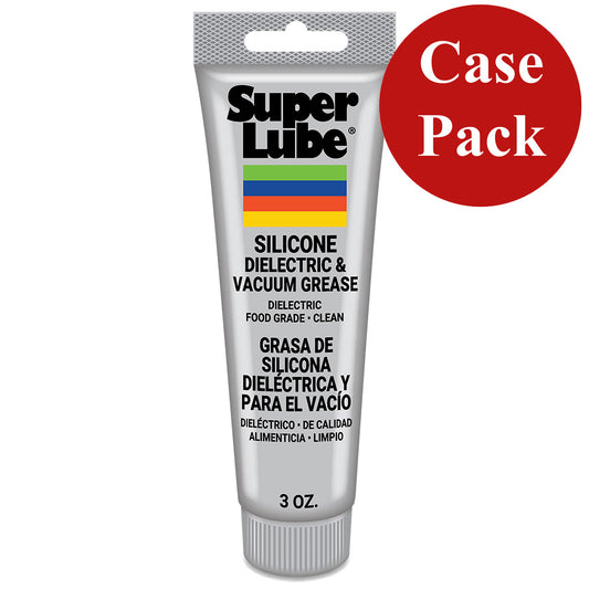 Super Lube Silicone Dielectric  Vacuum Grease  3oz Tube Case of 12 91003CASE