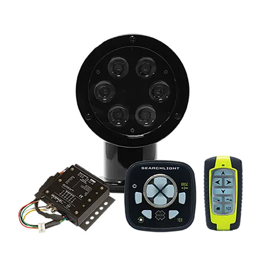ACR RCL50 LED Black Searchlight wURP103 Wired Point Pad URC104 Master Controller  URC103 Wireless Handheld Remote 1981