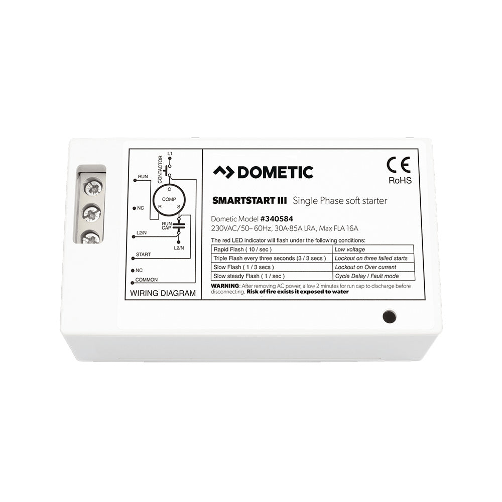 Dometic SmartStart III Single Phase Soft Starter f230V GT16 Marine Air Conditioner 9610003000