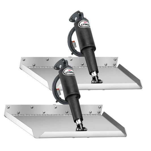 Lenco 12 x 9 Edgemount Trim Tab Kit wLED Indicator Switch Kit 12V TT12X9EI
