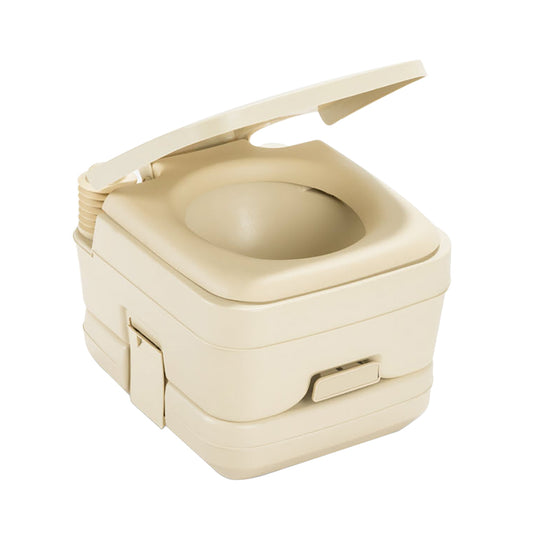 Dometic 964 MSD Portable Toilet wMounting Brackets  25 Gallon  Parchment 311196402