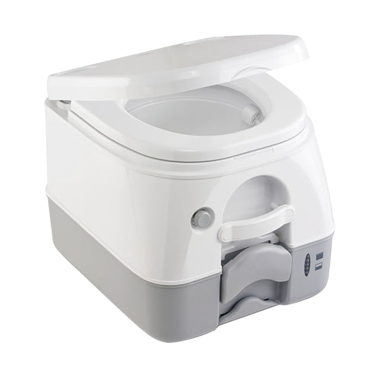 Dometic 974 Portable Toilet wMounting Brackets 26 Gallon  Grey  301097406