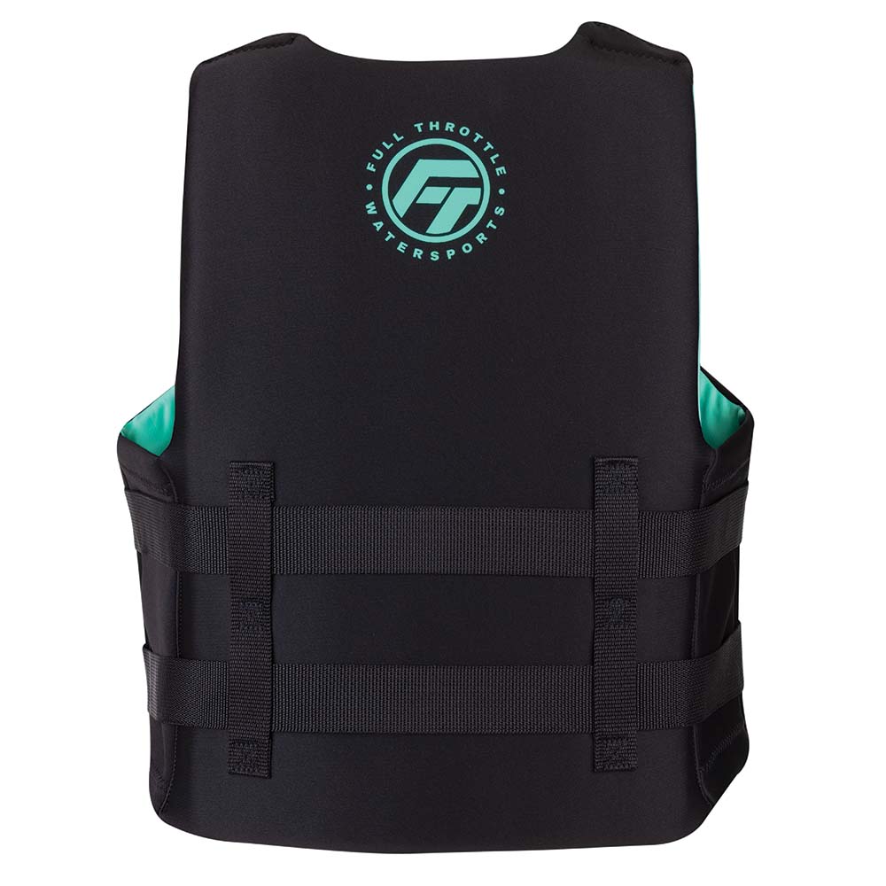 Full Throttle Adult RapidDry Life Jacket  SM  AquaBlack 14210050503022