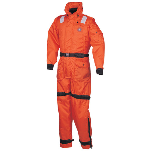 Mustang Deluxe AntiExposure Coverall  Work Suit  Orange  Large MS21752L206