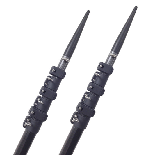 Lees 24 Telescoping Carbon Fiber Outrigger Poles fSidewinder Mount  CT3924